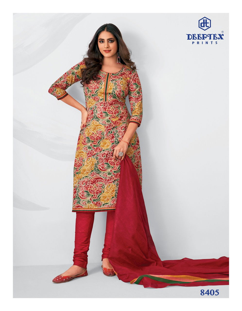 Deeptex Miss India Vol 84 Printed Cotton Dress Material Wholesale Shop In India
